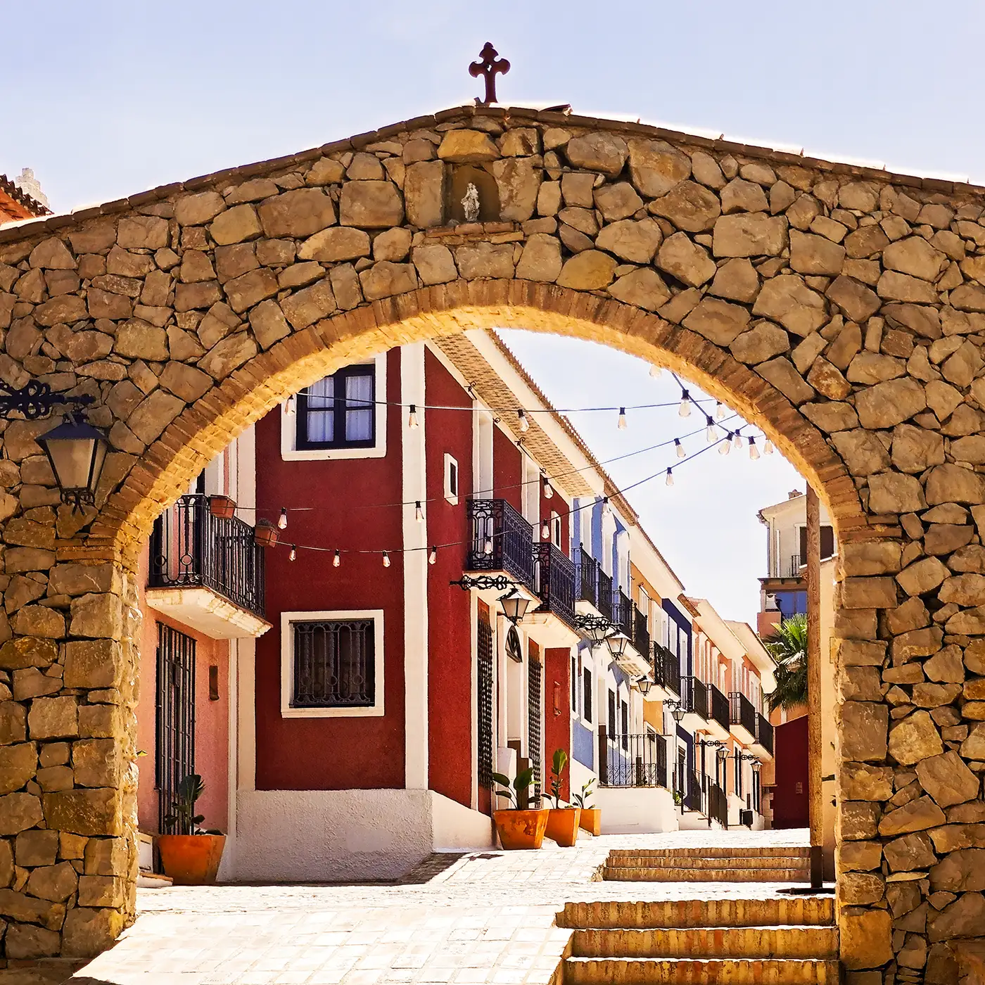 Occidental Pueblo Acantilado Entranc eto IBEX26