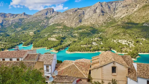 Guadalest Costa Blanca lake and village