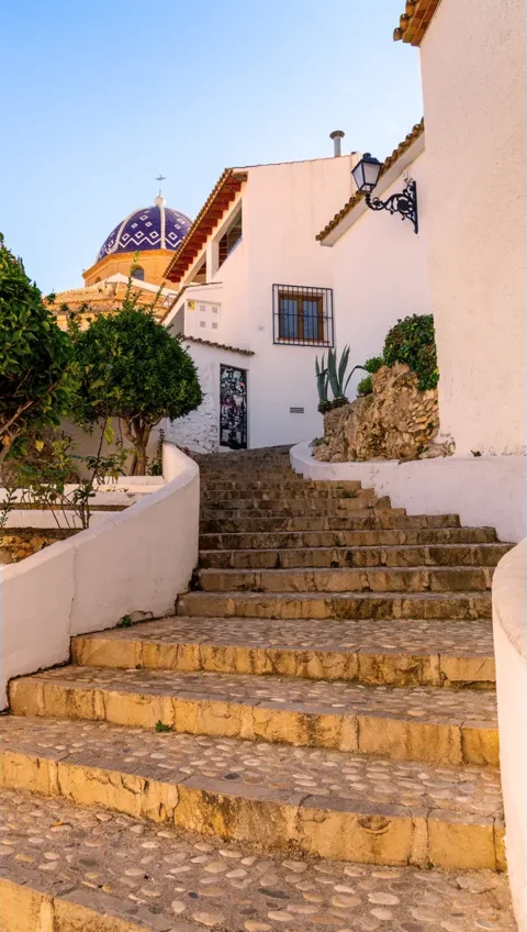 Stair in old Iberian village
