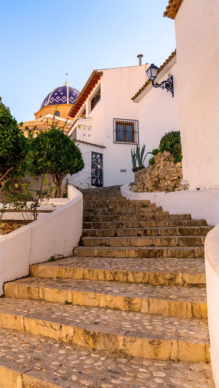 Stair in old Iberian village