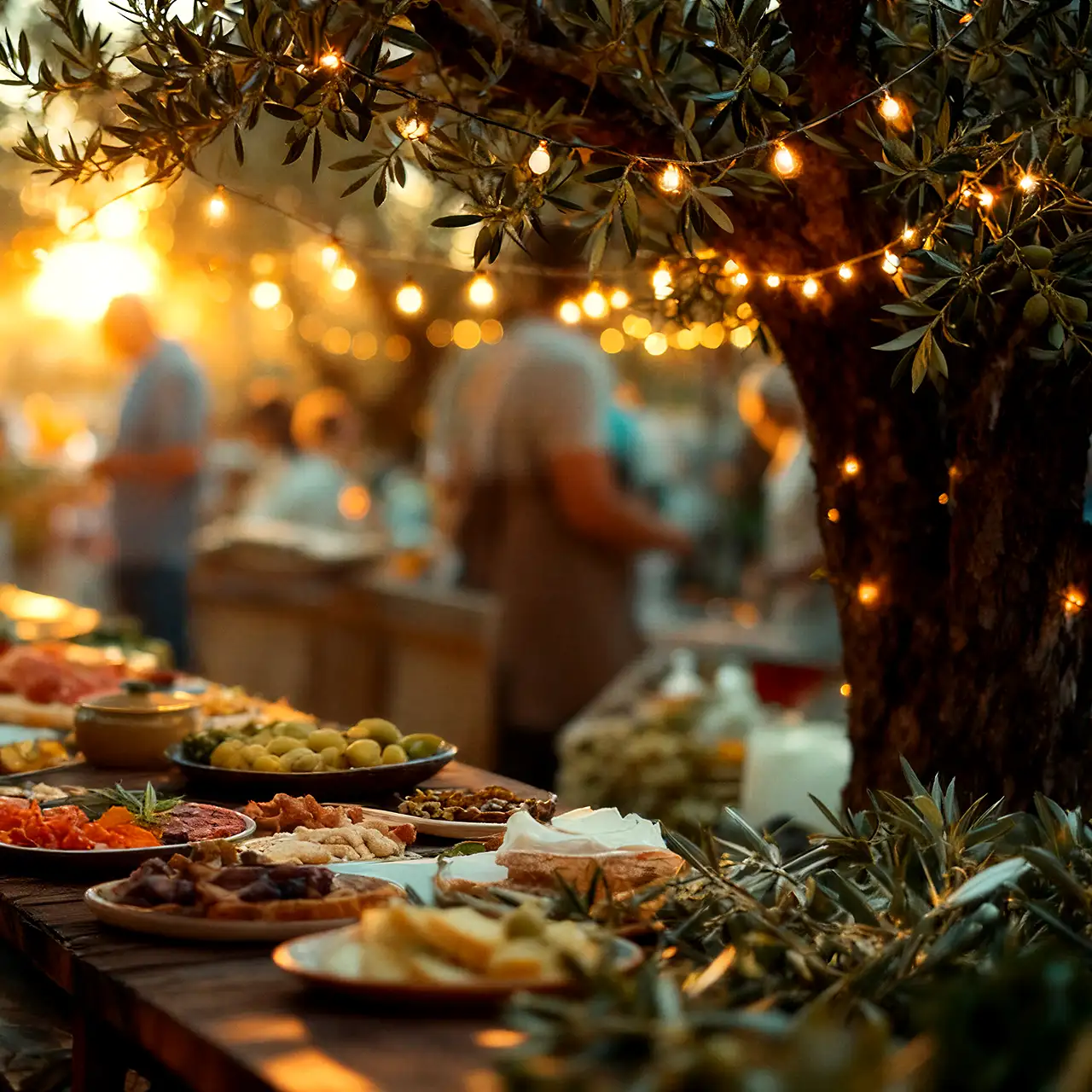 Soirée garden party à l’Hôtel Pueblo Acantilado