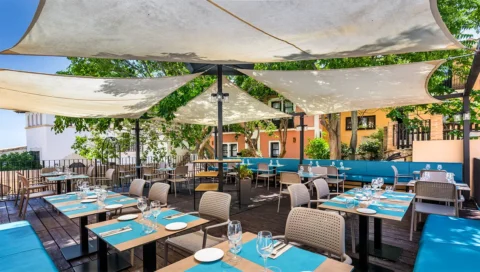 Hotel Pueblo Acantilado terrace